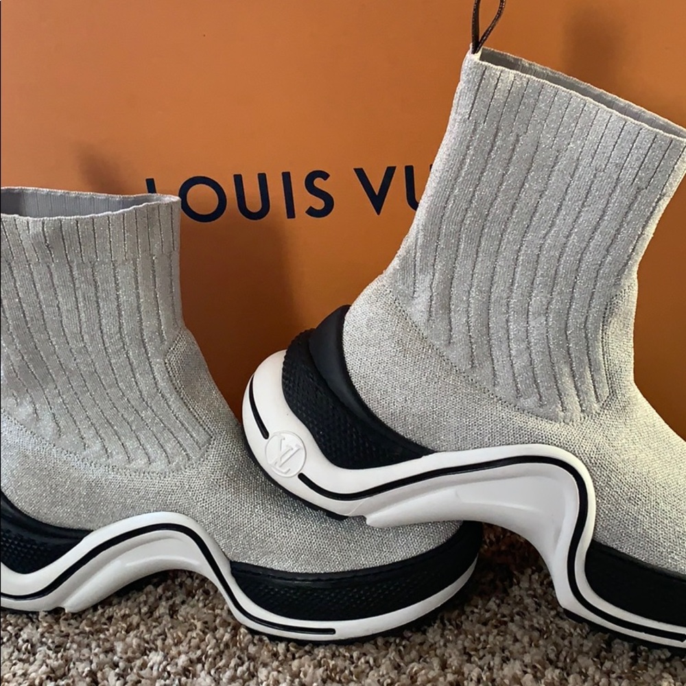 LV ARCHLIGHT SNEAKER BOOT-Sliver